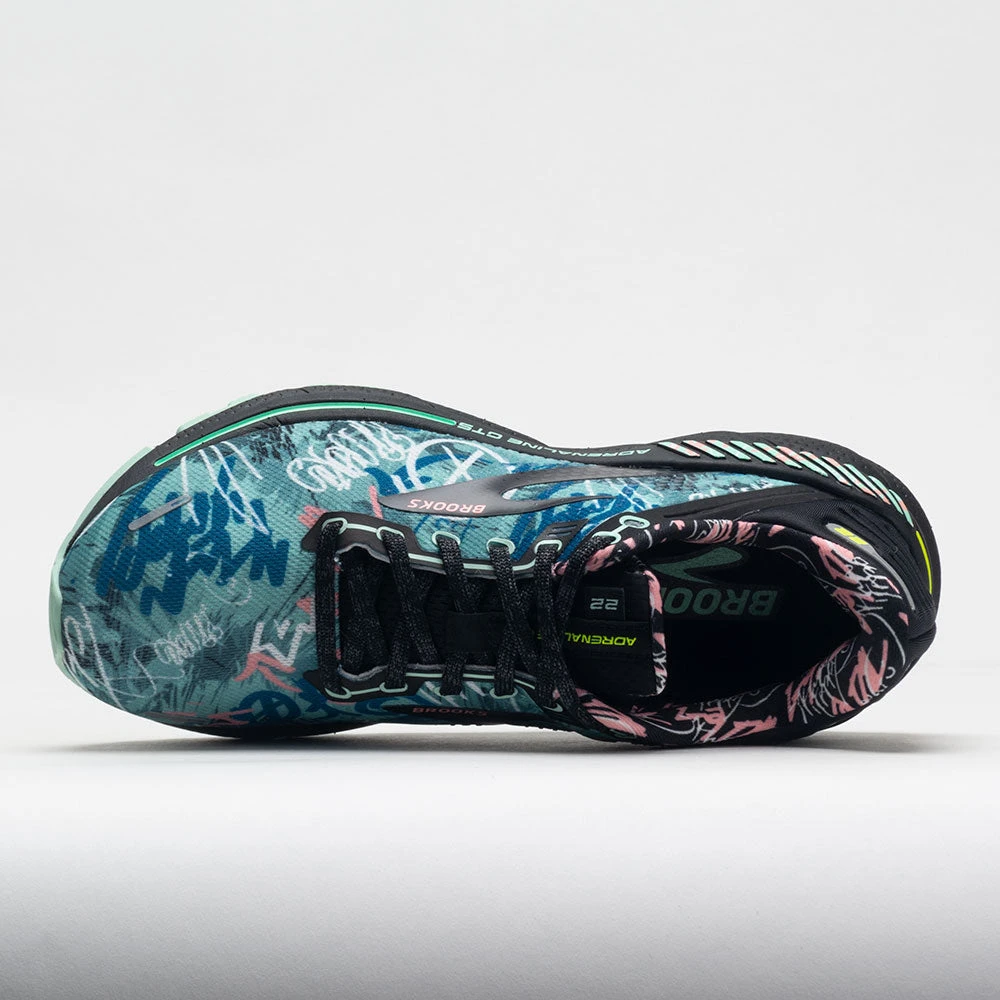 Brooks Adrenaline GTS 22 Women's Black/Yucca/Flamingo Pink