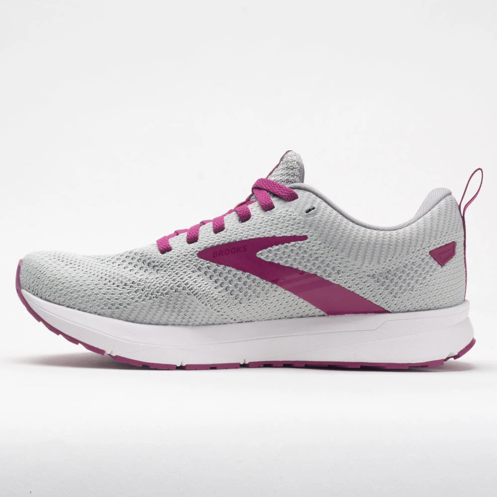 Brooks Revel 5 Women's Gray/White/Baton Rouge