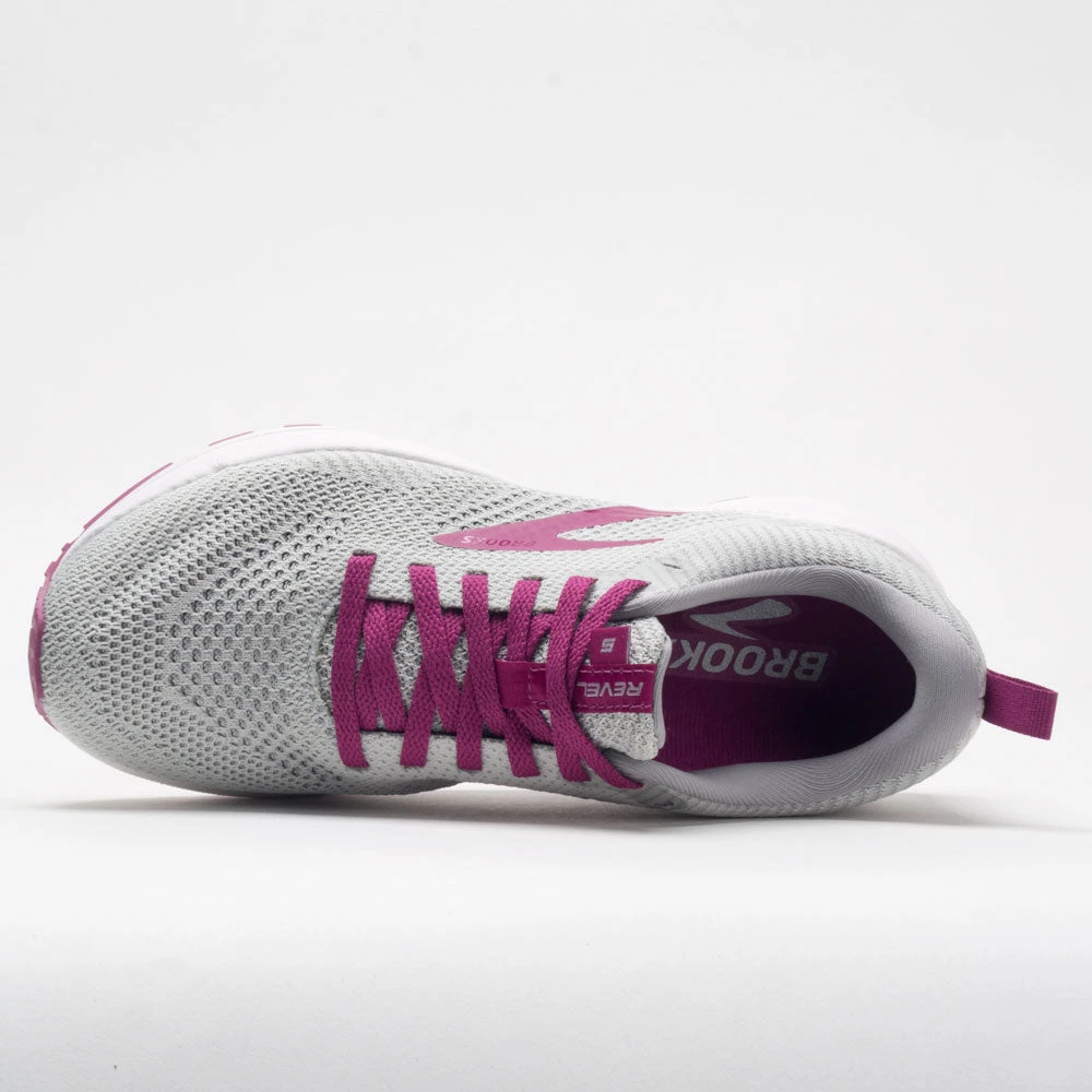 Brooks Revel 5 Women's Gray/White/Baton Rouge