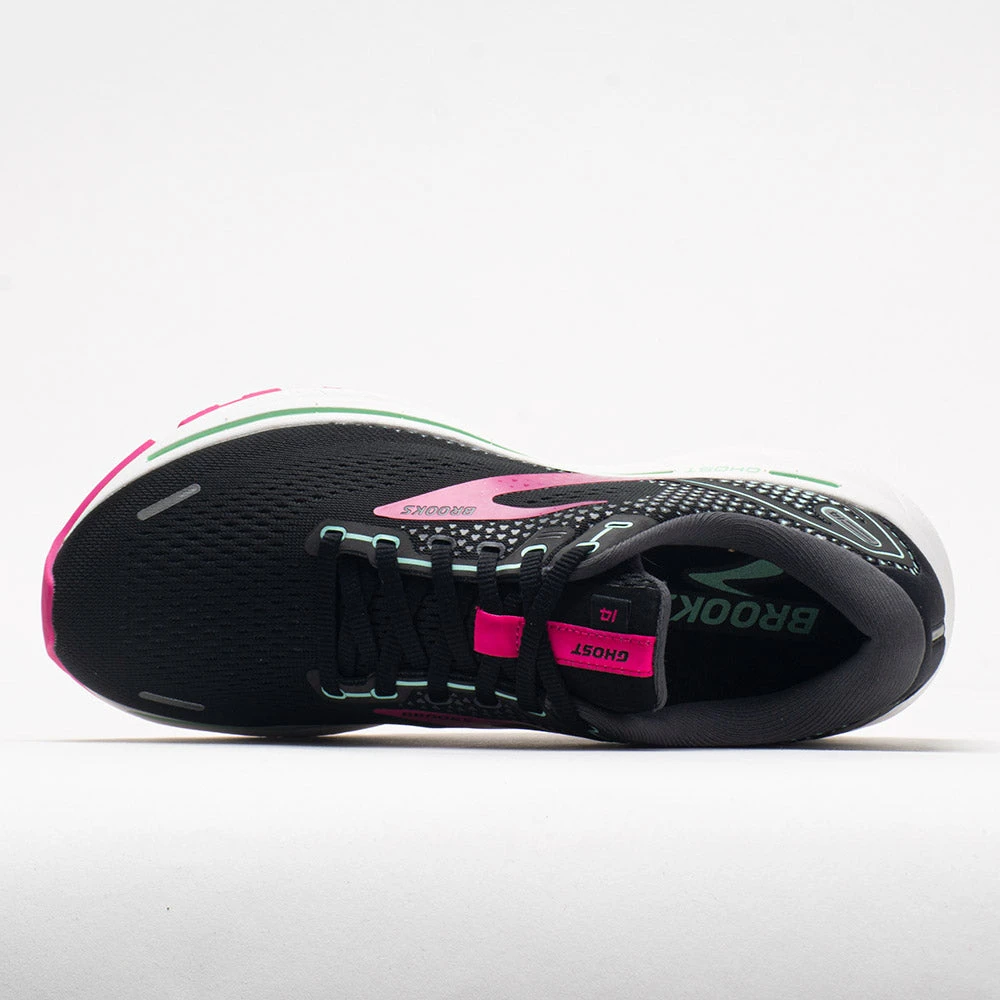 Brooks Ghost 14 Women's Black/Pink/Yucca