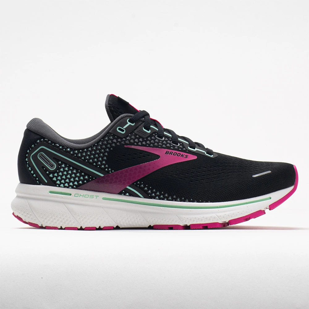 Brooks Ghost 14 Women's Black/Pink/Yucca