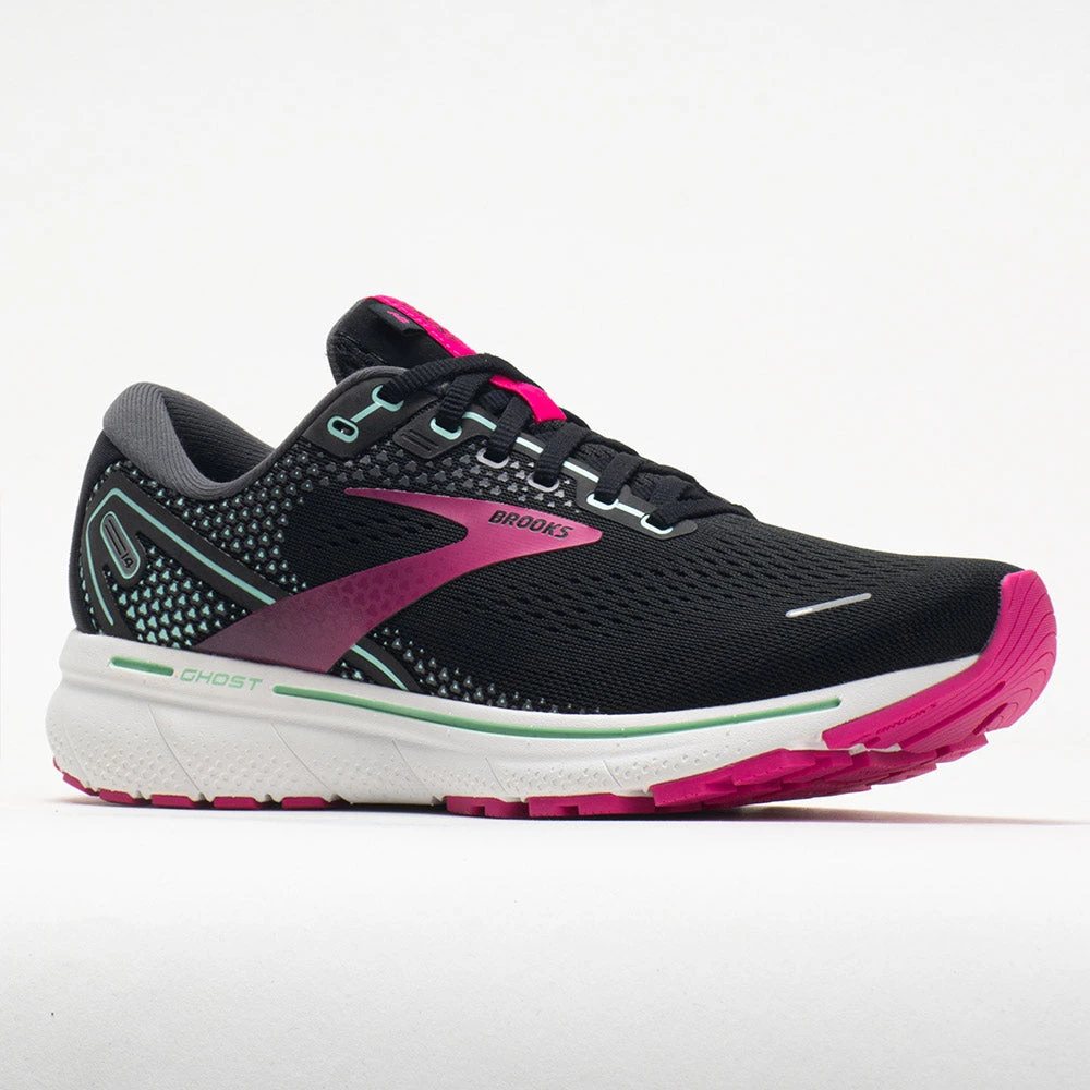 Brooks Ghost 14 Women's Black/Pink/Yucca