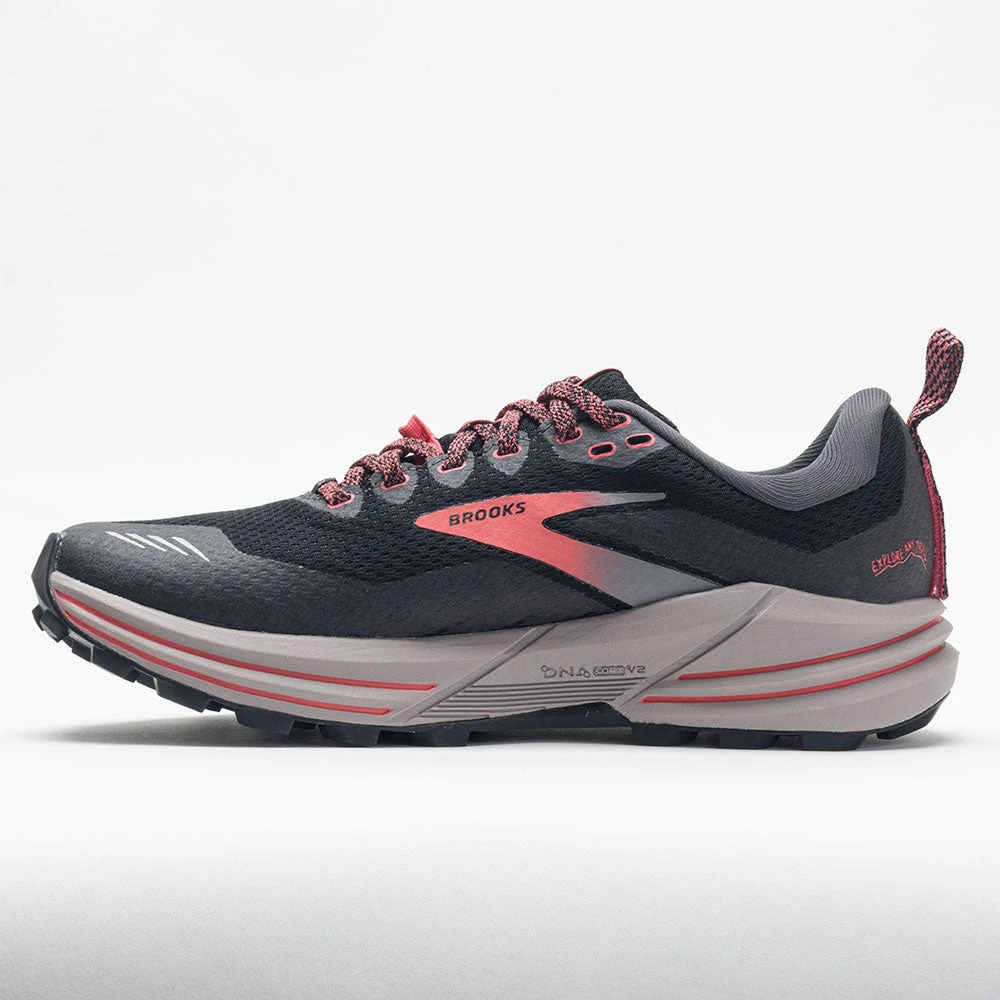 Brooks Cascadia 16 GTX Women's Black/Blackened Pearl/Coral