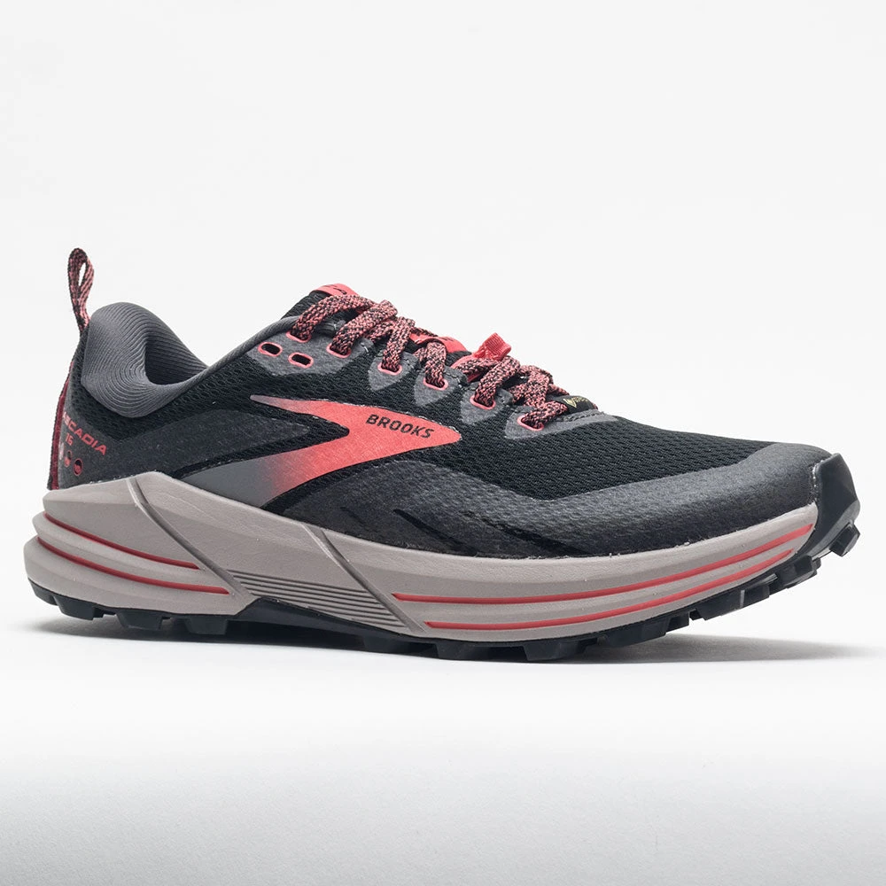 Brooks Cascadia 16 GTX Women's Black/Blackened Pearl/Coral