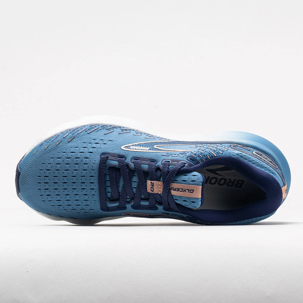 Brooks Glycerin 20 Women's Blissful Blue/Peach/White