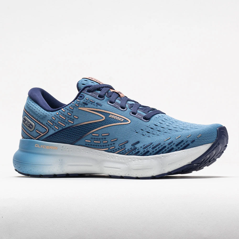 Brooks Glycerin 20 Women's Blissful Blue/Peach/White