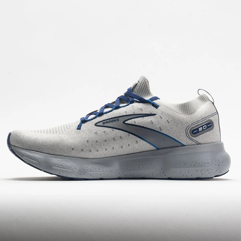 Brooks Glycerin StealthFit 20 Men's Oyster/Alloy/Blue Depths