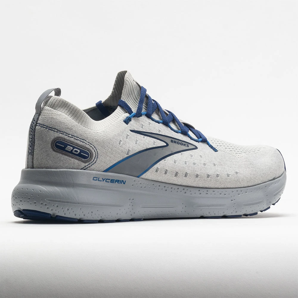 Brooks Glycerin StealthFit 20 Men's Oyster/Alloy/Blue Depths