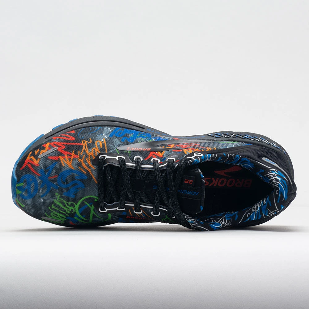 Brooks Adrenaline GTS 22 Men's Tag Pack Black/Blue/Cherry Tomato