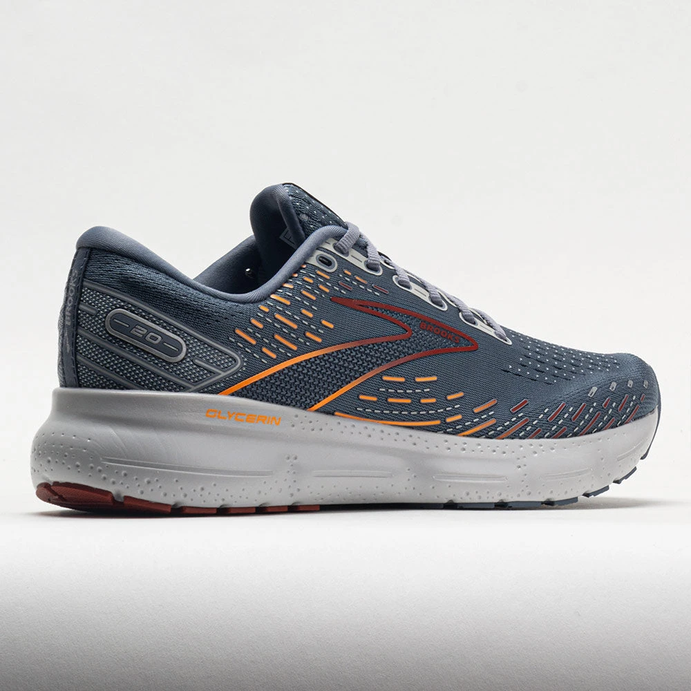 Brooks Glycerin 20 Men's Grey/Chili Oil/Orange