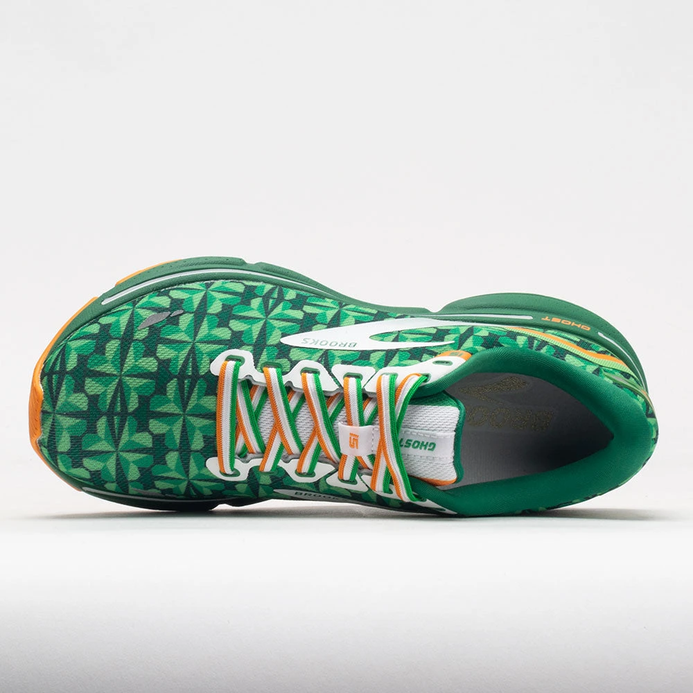 Brooks Ghost 15 Men's Run Lucky Green/White/Orange