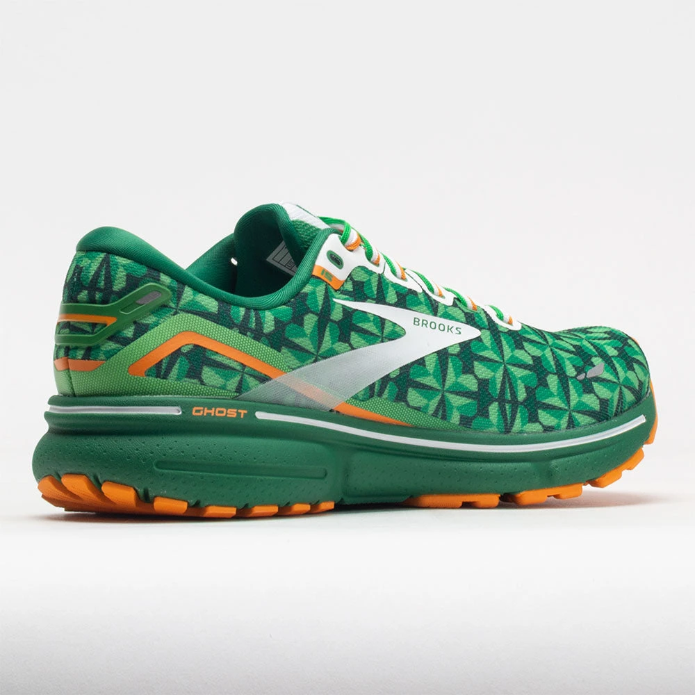 Brooks Ghost 15 Men's Run Lucky Green/White/Orange