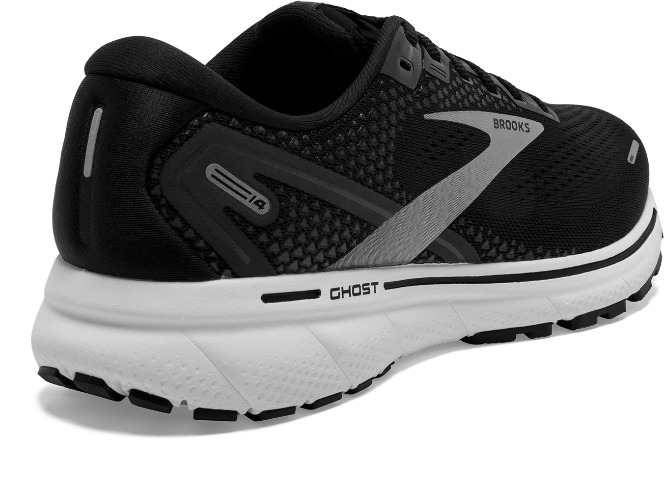 Men's Ghost 14 (057 - Black/White/Silver)