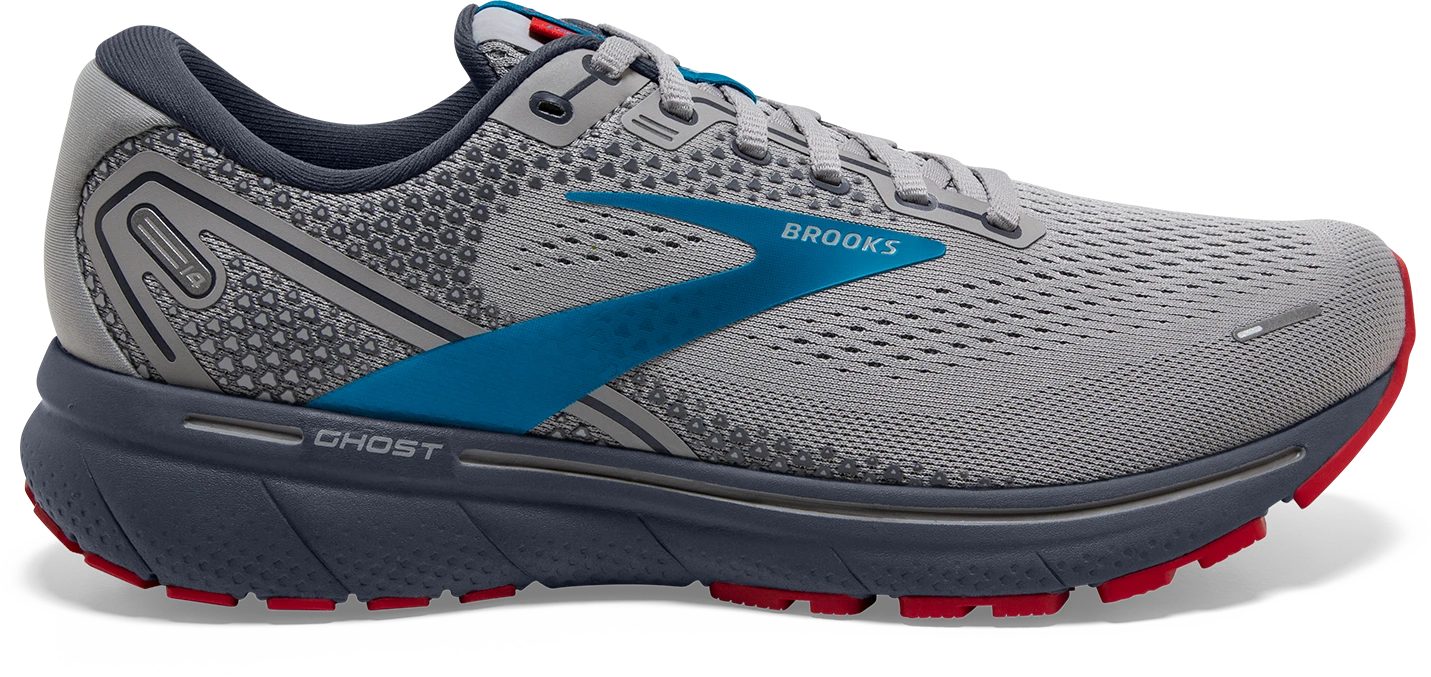 Men's Ghost 14 (078 - Grey/Blue/Red)
