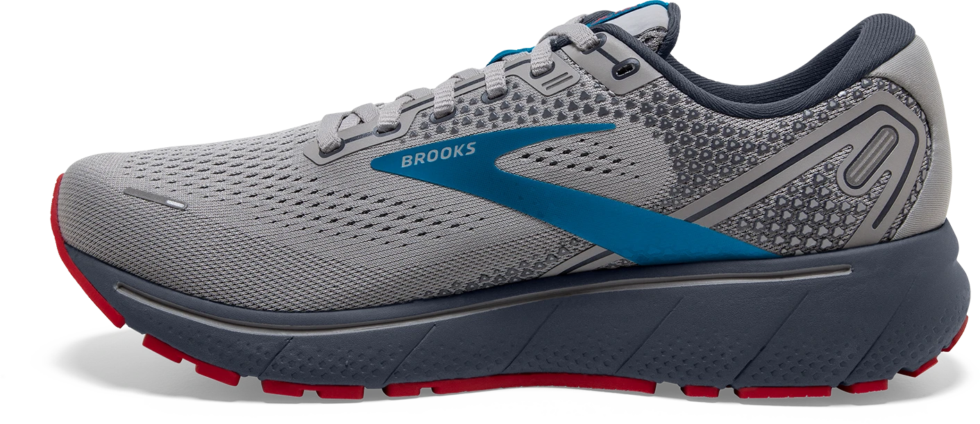 Men's Ghost 14 (078 - Grey/Blue/Red)