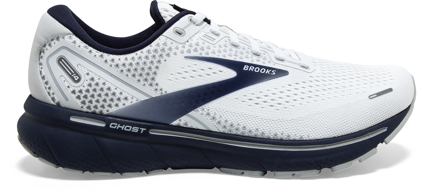 Men's Ghost 14 (190 - White/Grey/Navy)