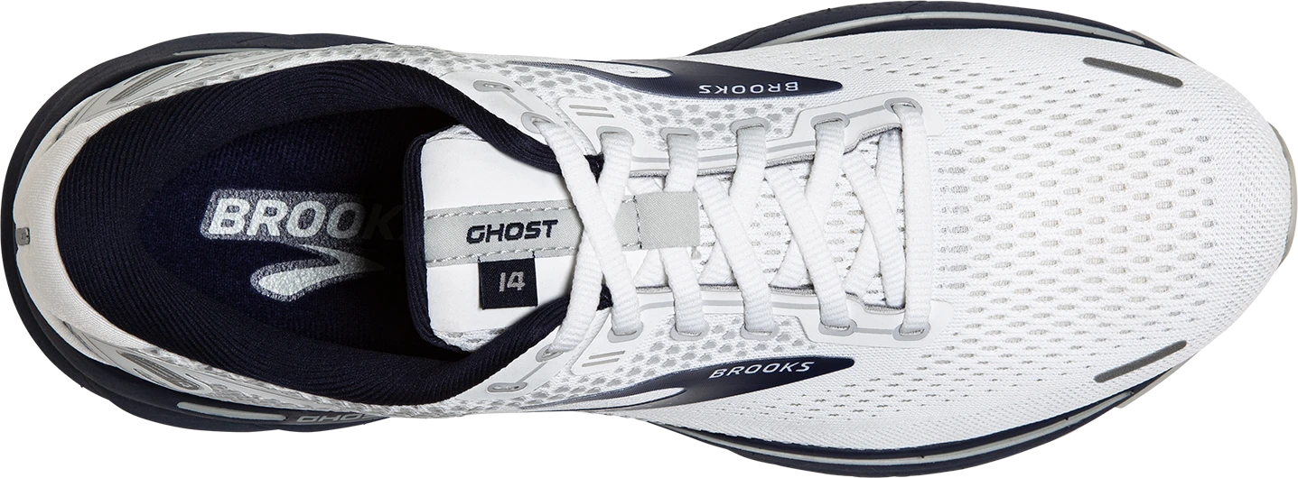 Men's Ghost 14 (190 - White/Grey/Navy)