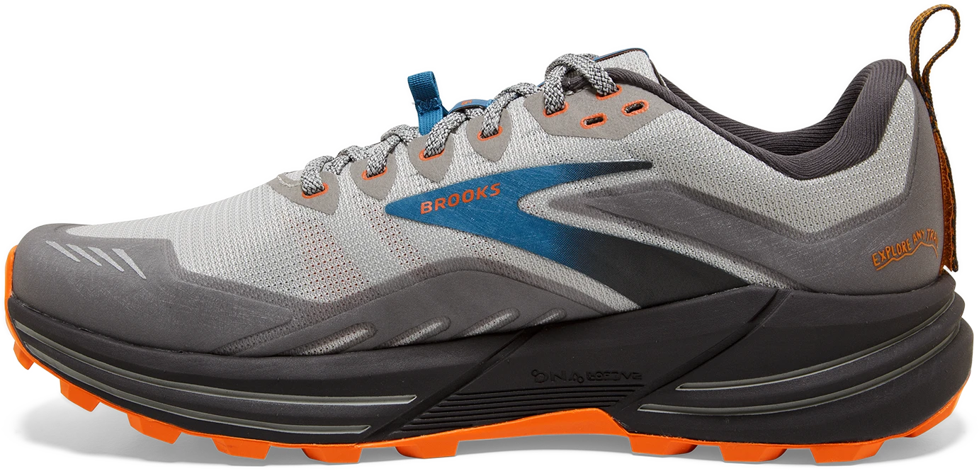 Men's Cascadia 16 (038 - oyster Mushroom/Alloy/Orange)
