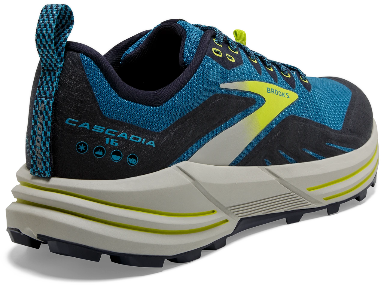 Men's Cascadia 16 (469 - Mykonos Blue/Peacoat/Lime)