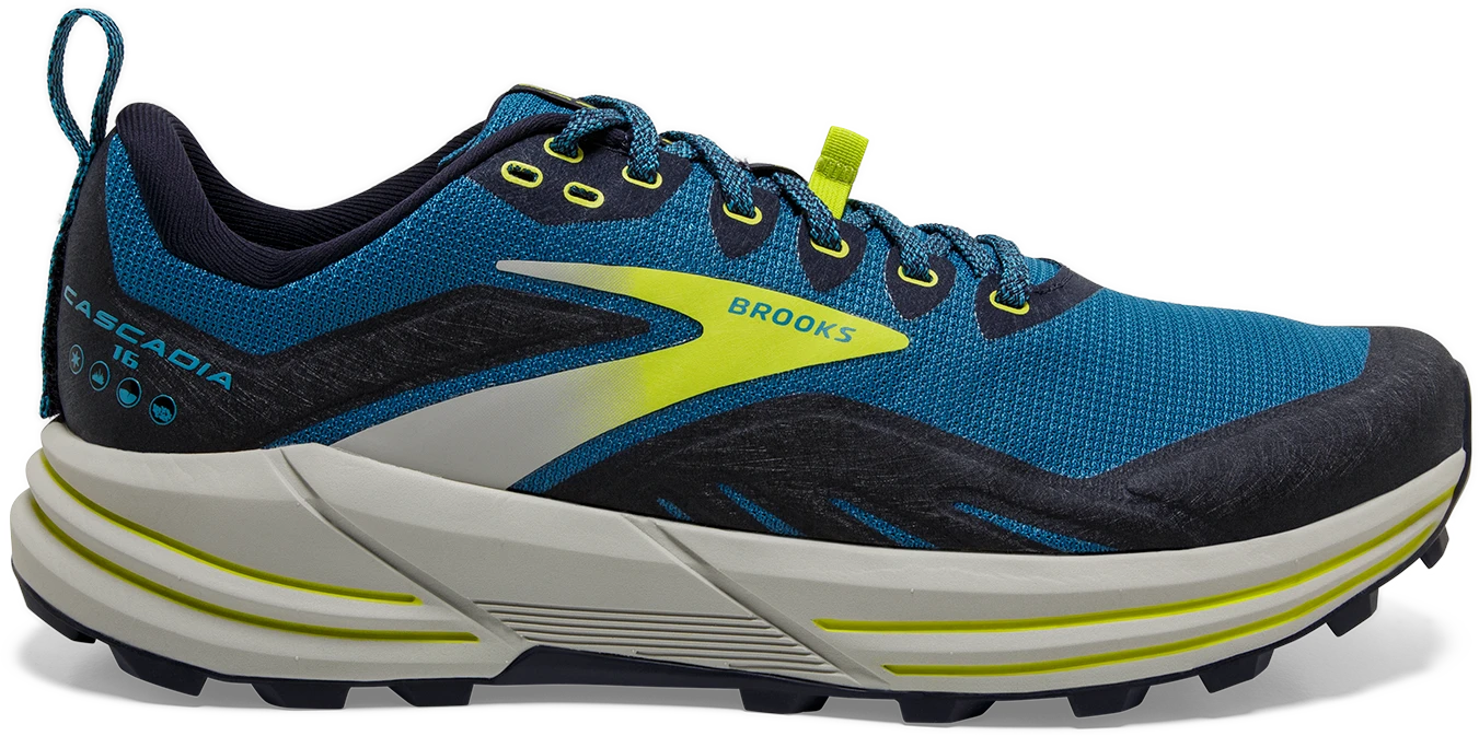 Men's Cascadia 16 (469 - Mykonos Blue/Peacoat/Lime)