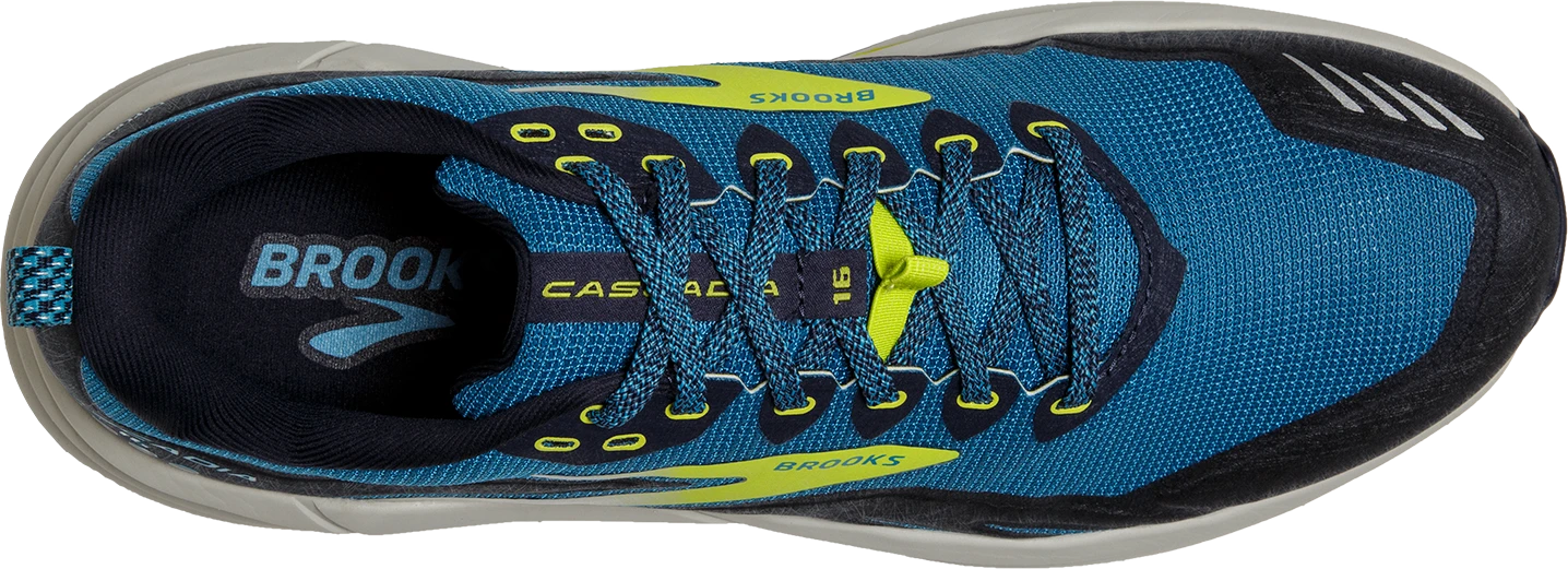 Men's Cascadia 16 (469 - Mykonos Blue/Peacoat/Lime)