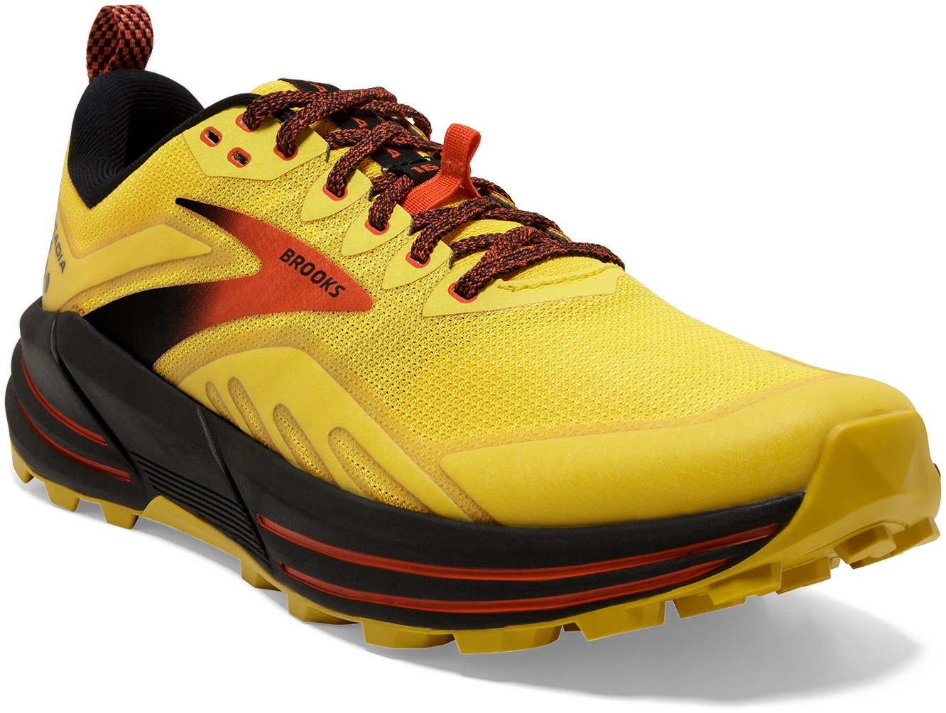 Men's Cascadia 16 (745 - Yellow/Black/Grenadine)