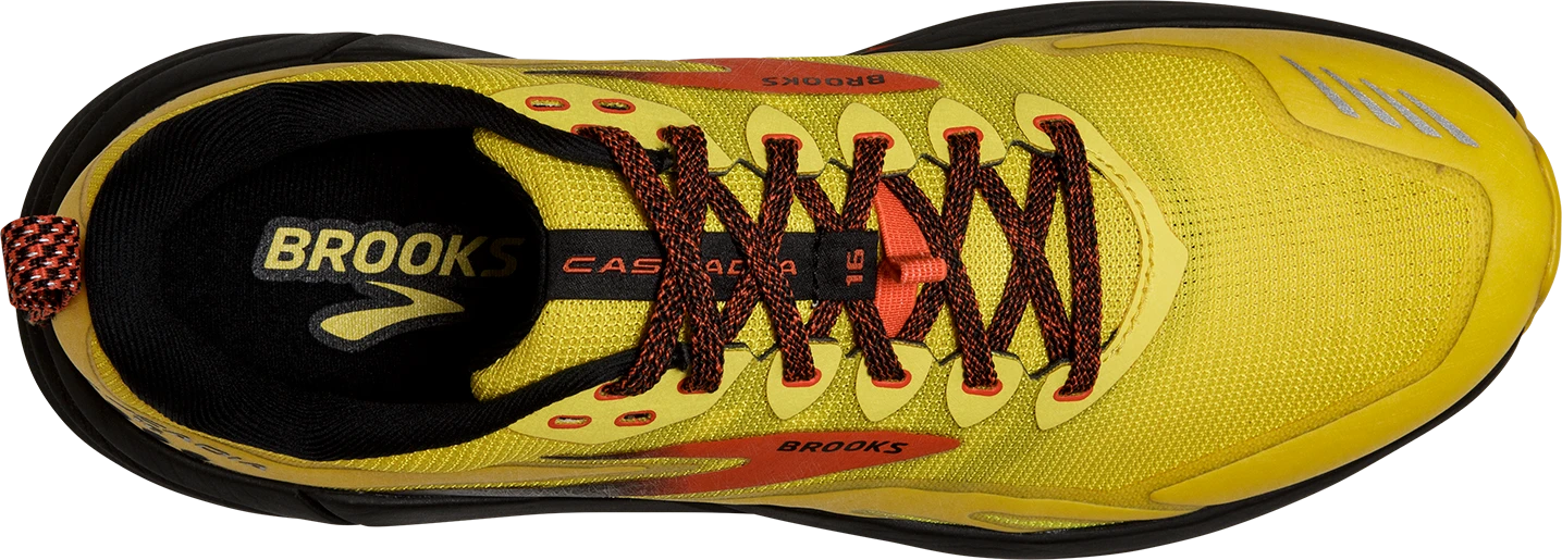 Men's Cascadia 16 (745 - Yellow/Black/Grenadine)