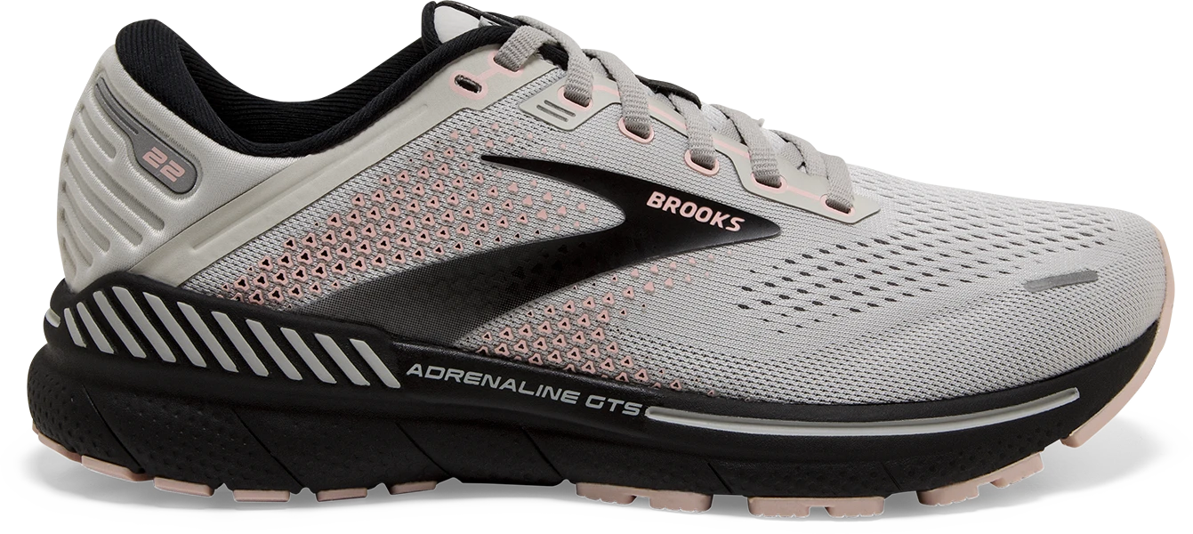 Women's Adrenaline GTS 22 WIDE (035 - Grey/Rose/Black)
