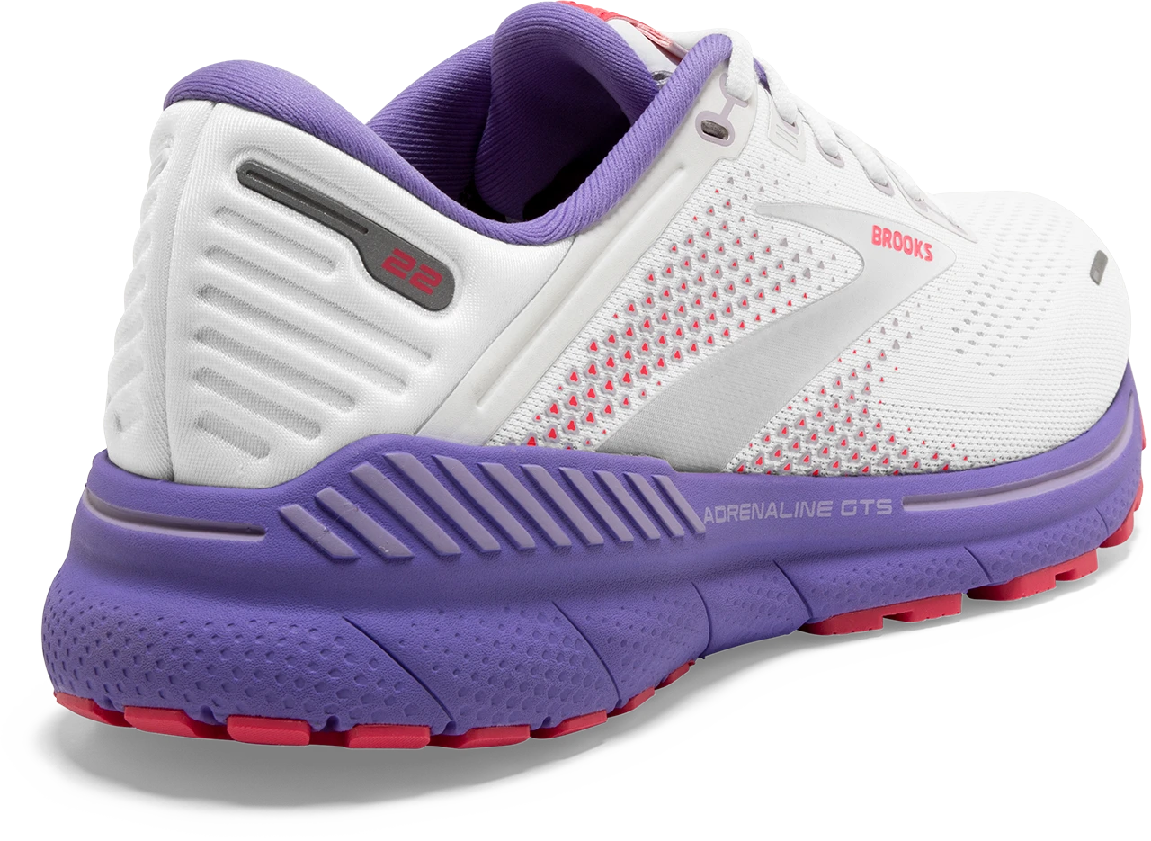 Women's Adrenaline GTS 22 (105 - White/Coral/Purple)