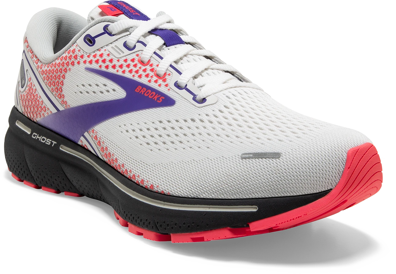 Women's Ghost 14 (192 - White/Purple/Coral)