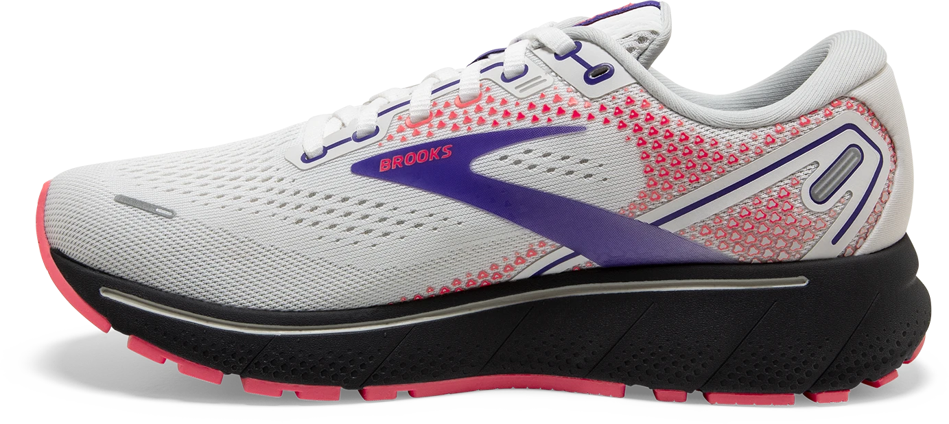 Women's Ghost 14 (192 - White/Purple/Coral)