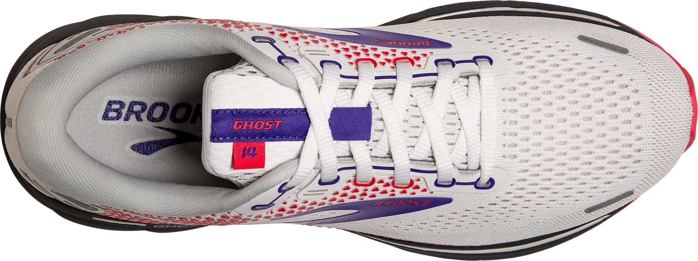 Women's Ghost 14 (192 - White/Purple/Coral)