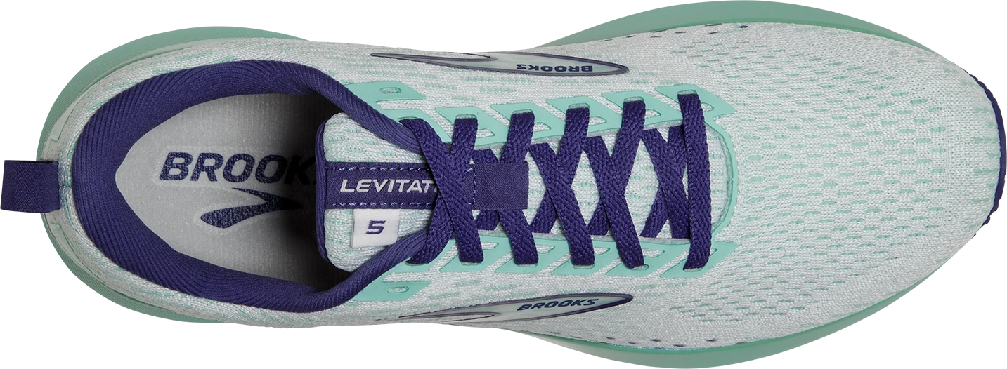 Women's Levitate 5 (127 - White/Navy Blue/Yucca)