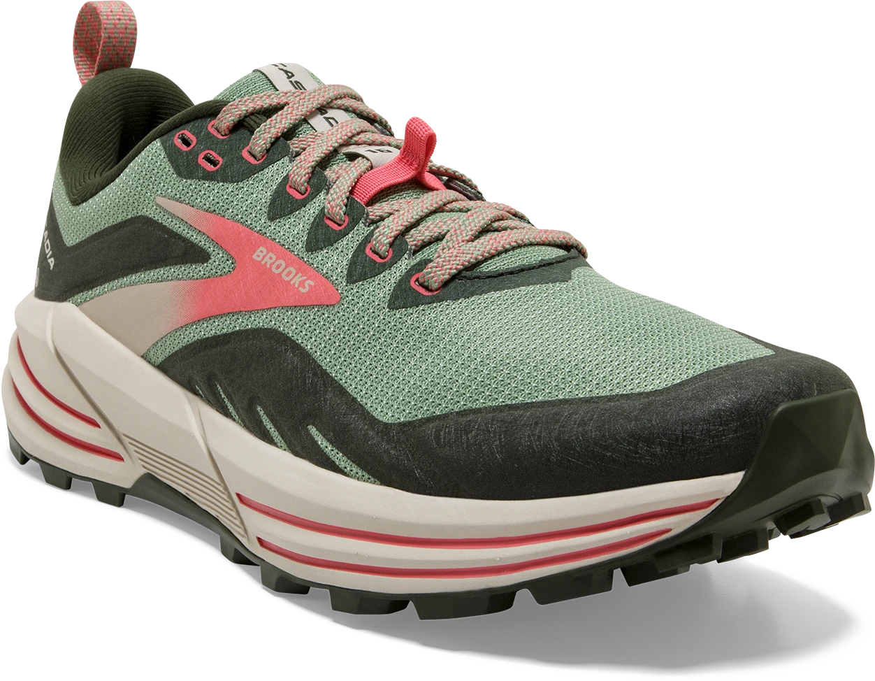 Women's Cascadia 16 (394 - Basil/Duffel Bag/Coral)