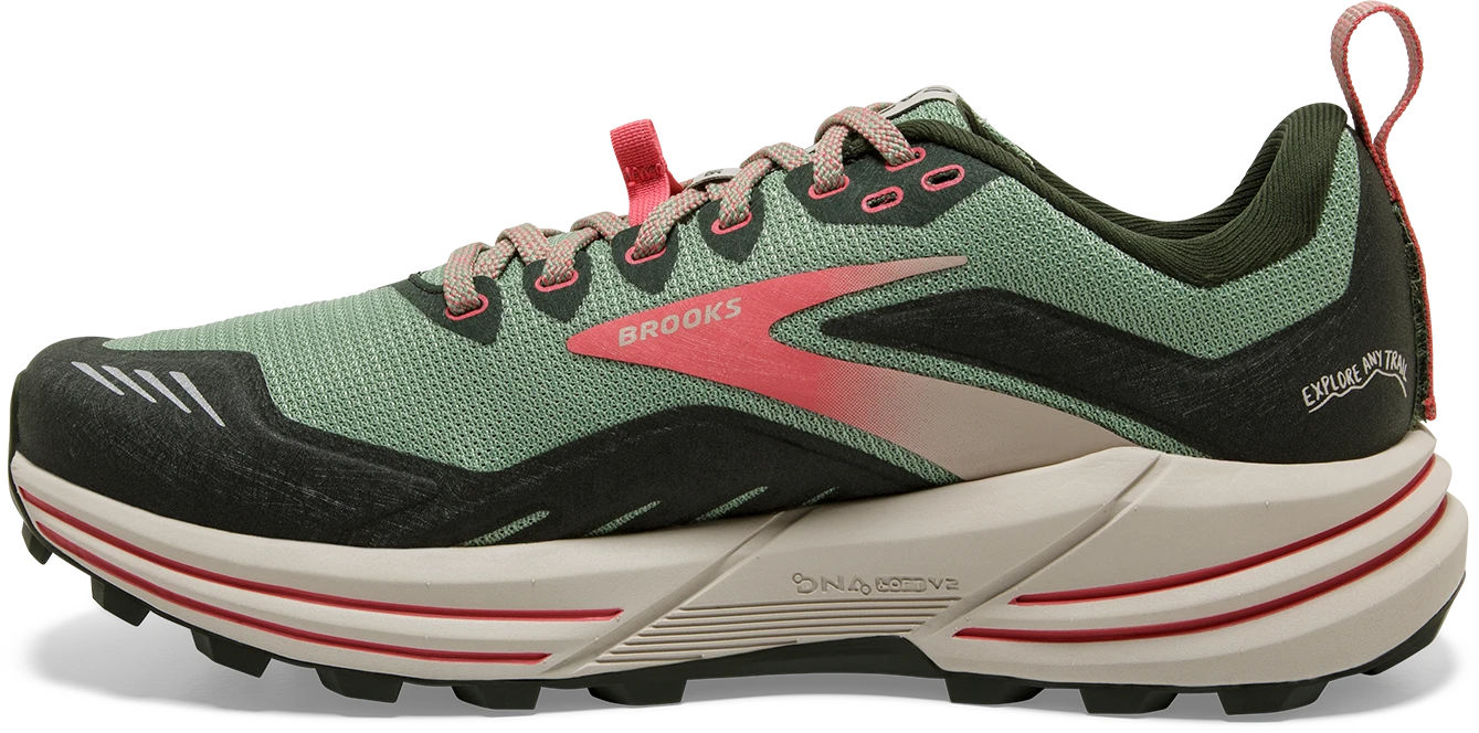 Women's Cascadia 16 (394 - Basil/Duffel Bag/Coral)