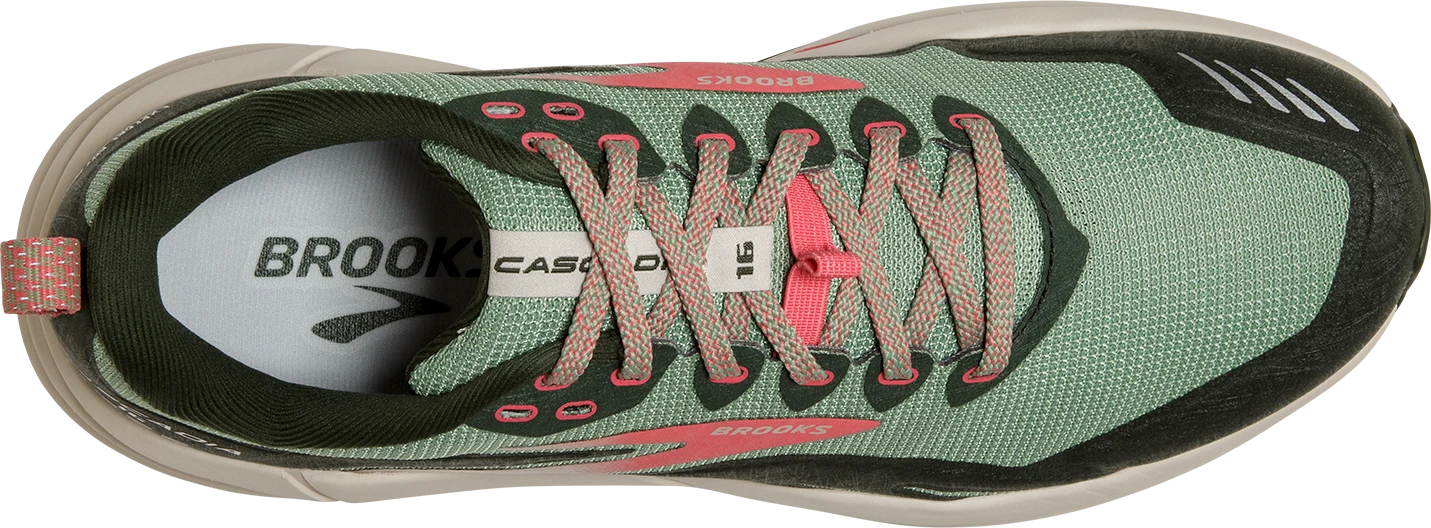 Women's Cascadia 16 (394 - Basil/Duffel Bag/Coral)