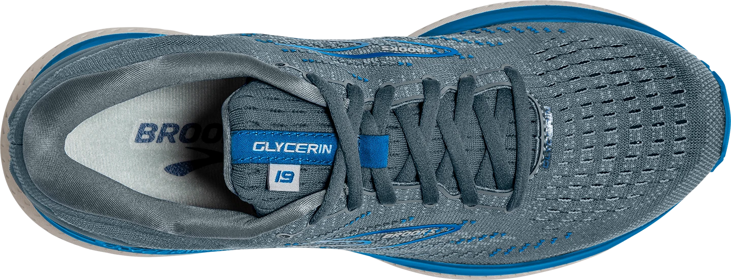 Men’s Glycerin 19 (095 - Quarry/Grey/Dark Blue)