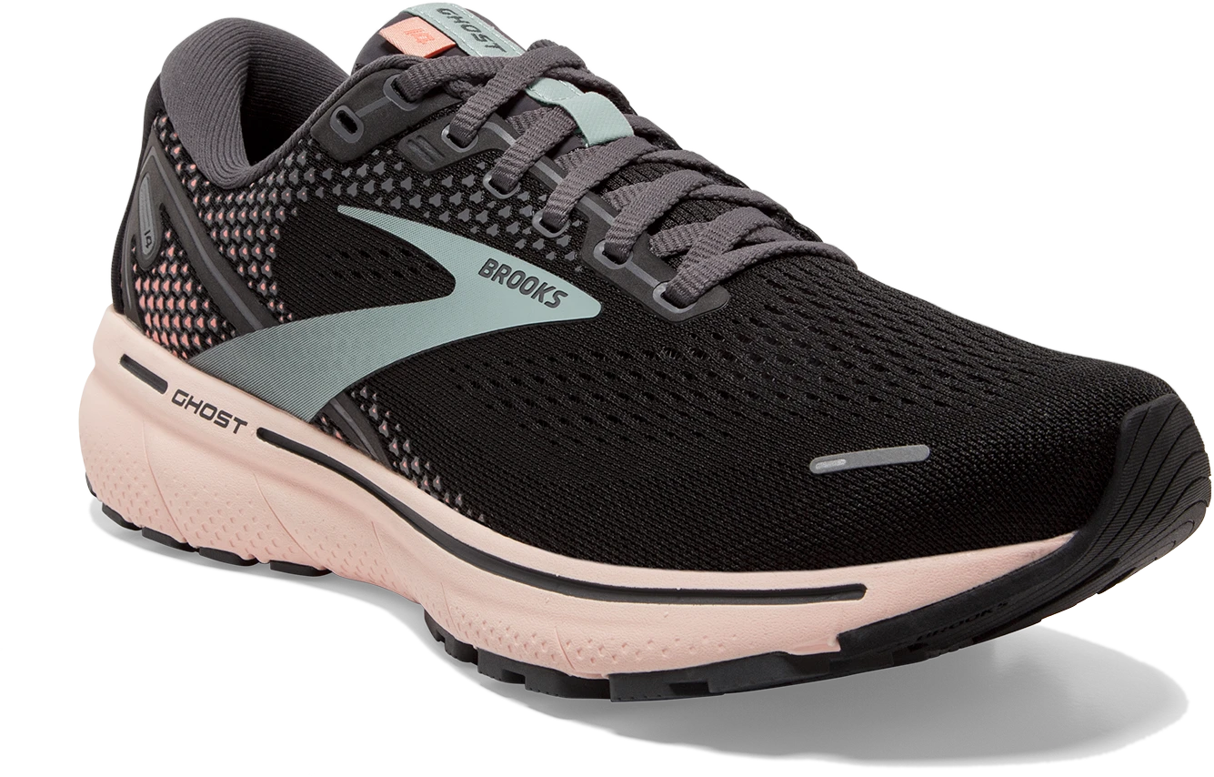 Women's Ghost 14 (026 - Black/Pearl/Peach)