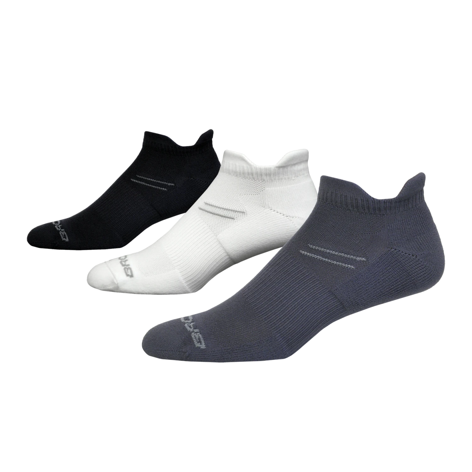 Run-In 3-Pack Socks (006 - Asphalt/White/Black)