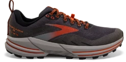 BROOKS Men's Cascadia 16 GTX (060 - Black/Ebony/Cinnabar)