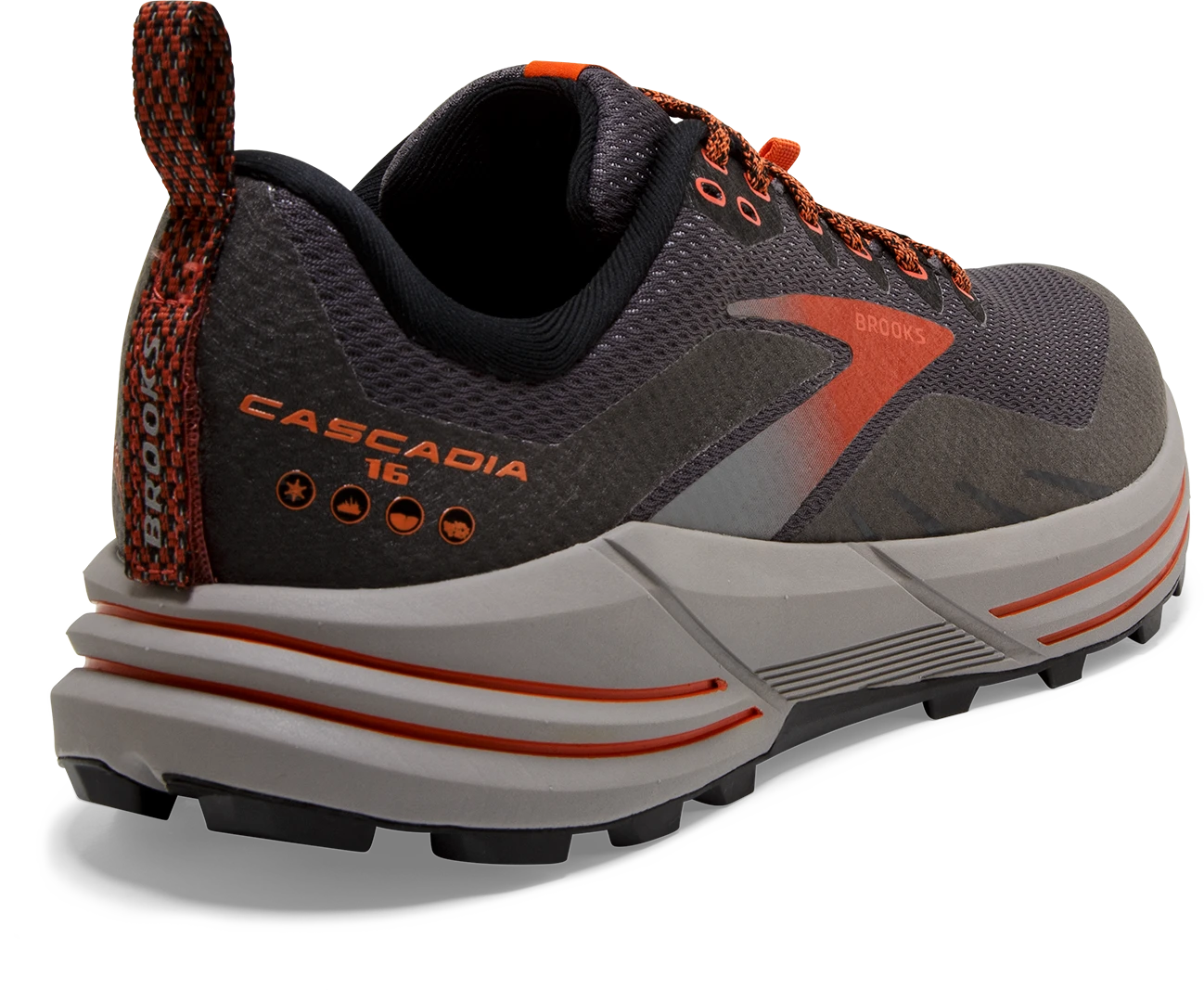 Men's Cascadia 16 GTX (060 - Black/Ebony/Cinnabar)