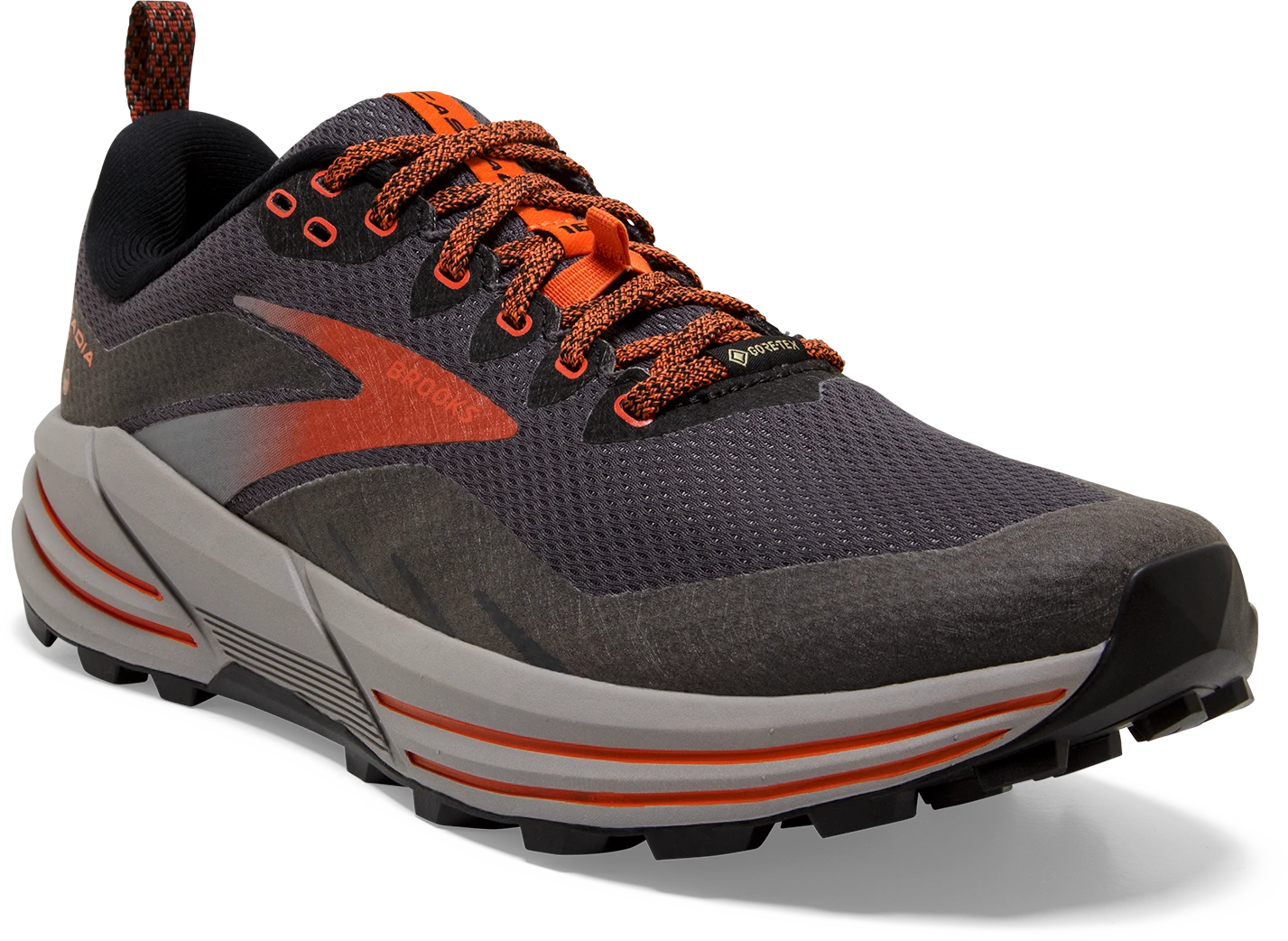 Men's Cascadia 16 GTX (060 - Black/Ebony/Cinnabar)