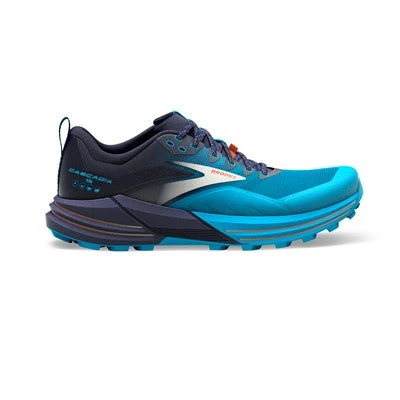 Men's Cascadia 16 (490- Peacoat/Atomic Blue/Rooibos)