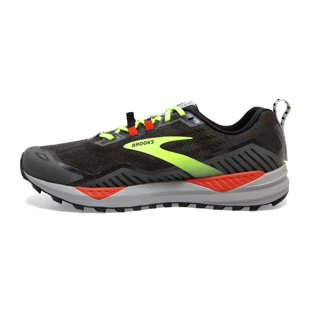 Cascadia 15 Mens Trail Running Shoes Black/Raven/Cherry Tomato