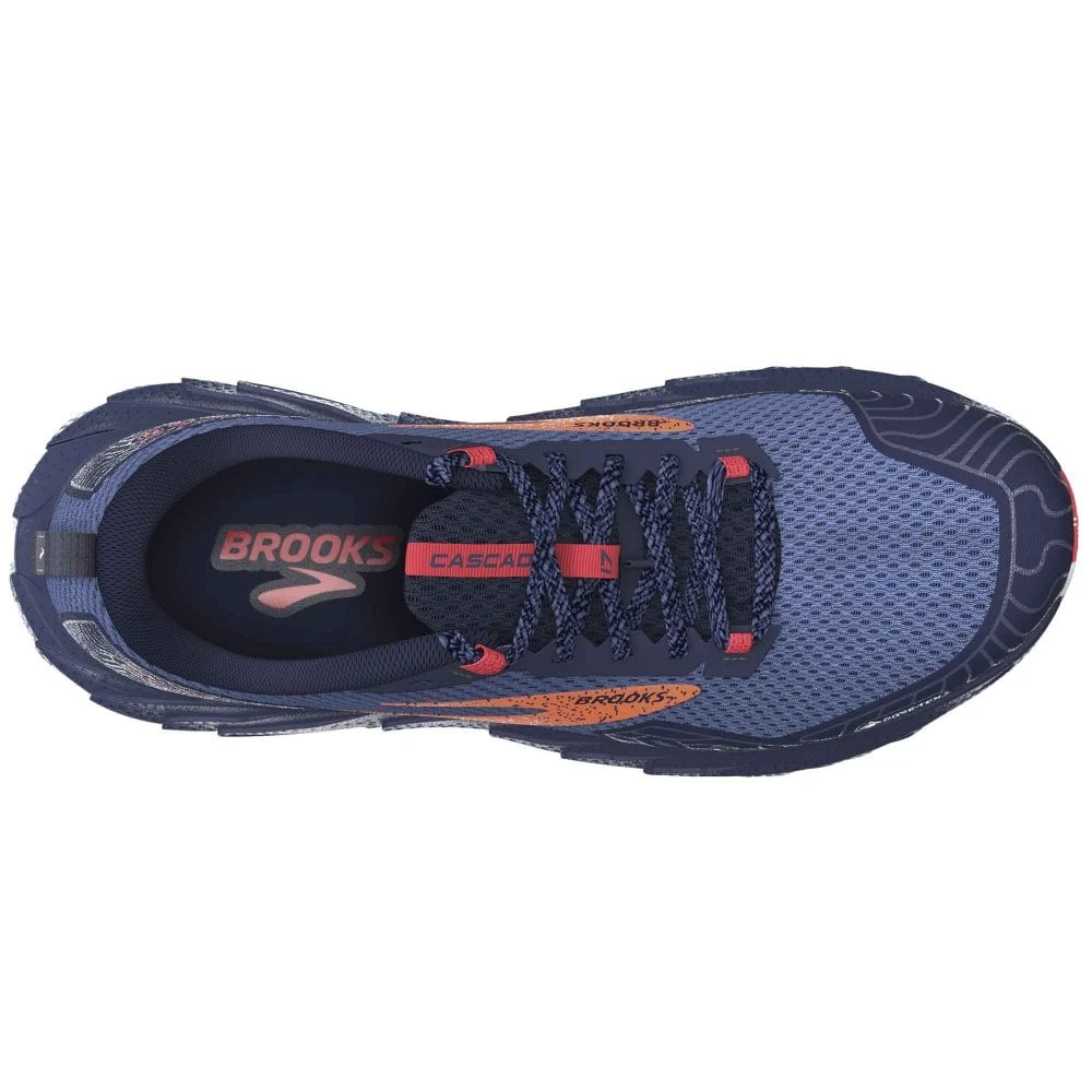 Cascadia 17 GTX Womens Waterproof Trail Running Shoes Navy/Bittersweet/Peacoat