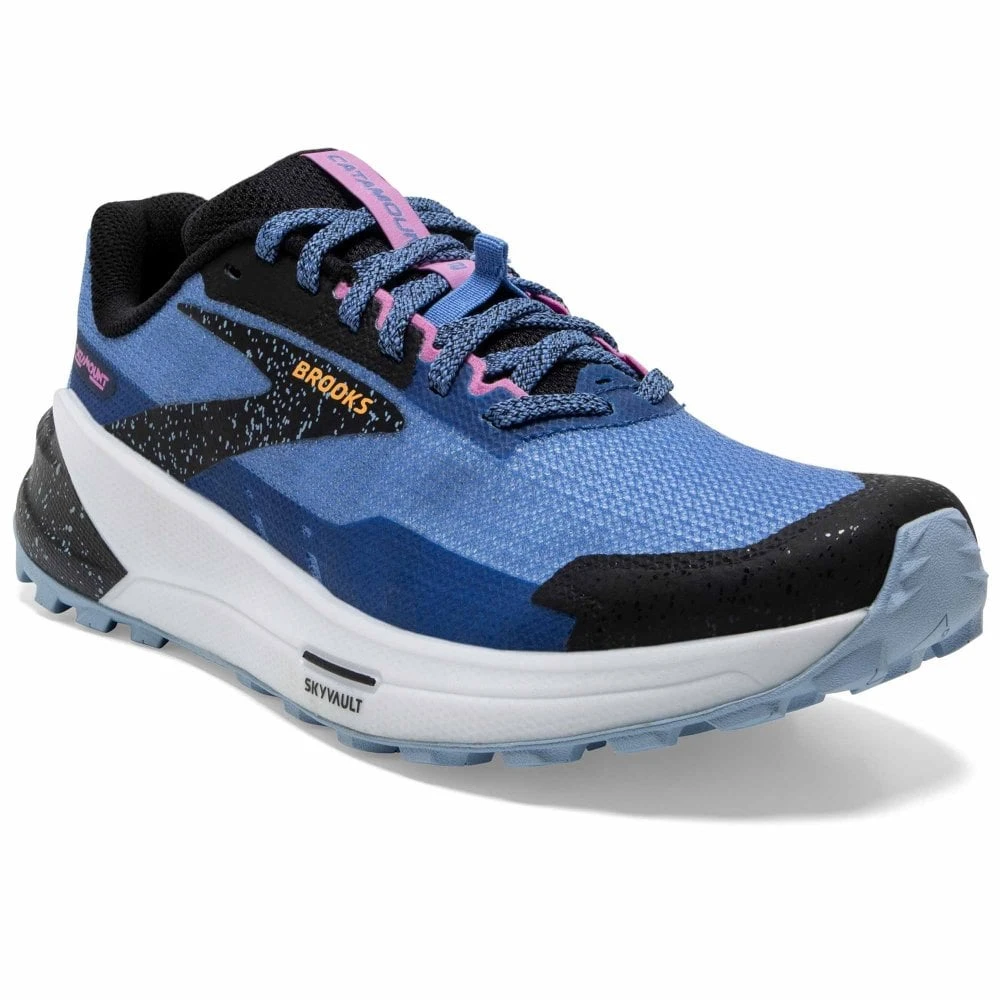 Catamount 2 Womens Trail Running Shoes Blue/Black/Yellow