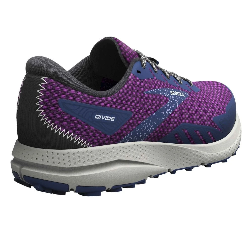 Divide 4 Womens Trail Running Shoes Purple/Navy/Oyster