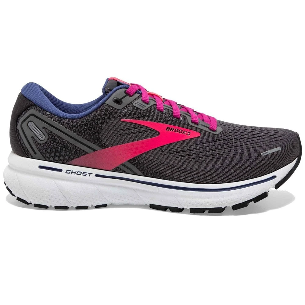 Ghost 14 Womens Road Running Shoes Pearl/Black/Pink