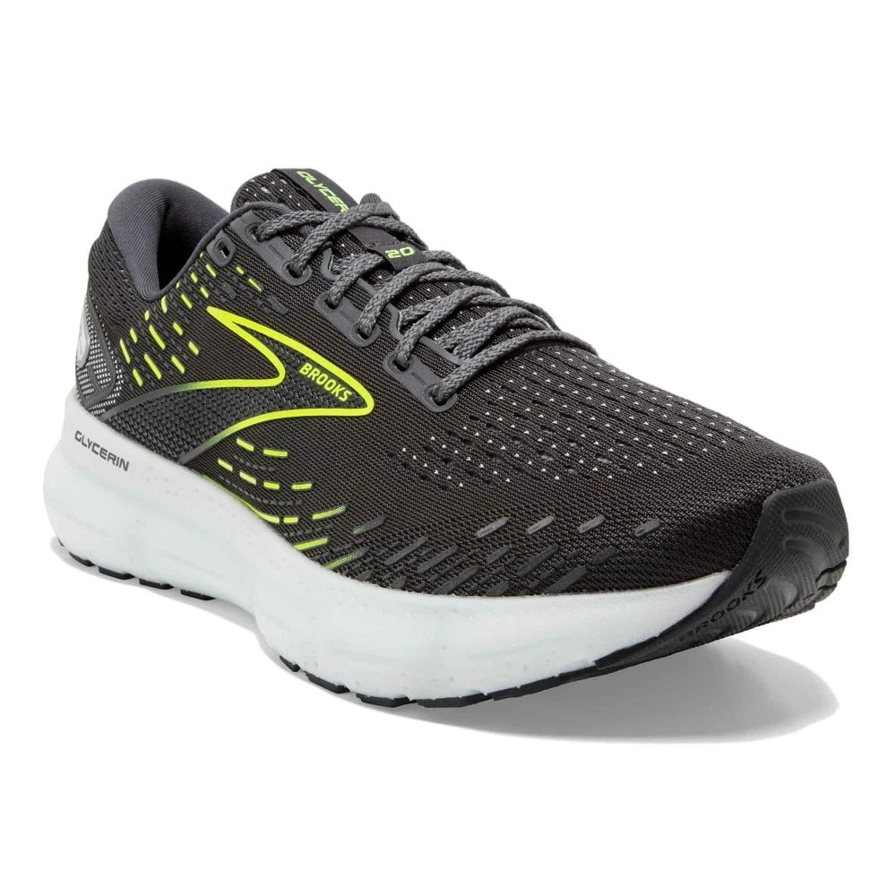 Glycerin 20 Mens Running Shoes Ebony/White/Nightlife