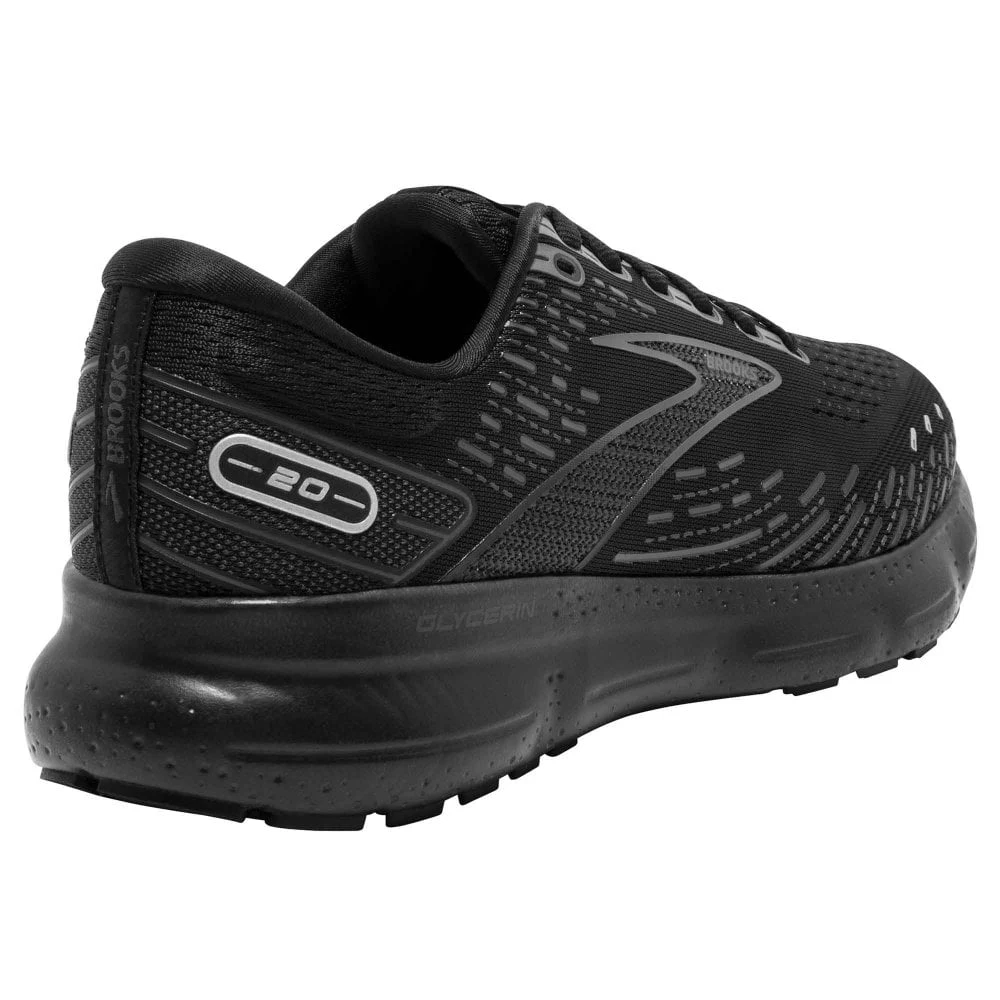 Glycerin 20 Wide 2E Mens Running Shoes Black/Black